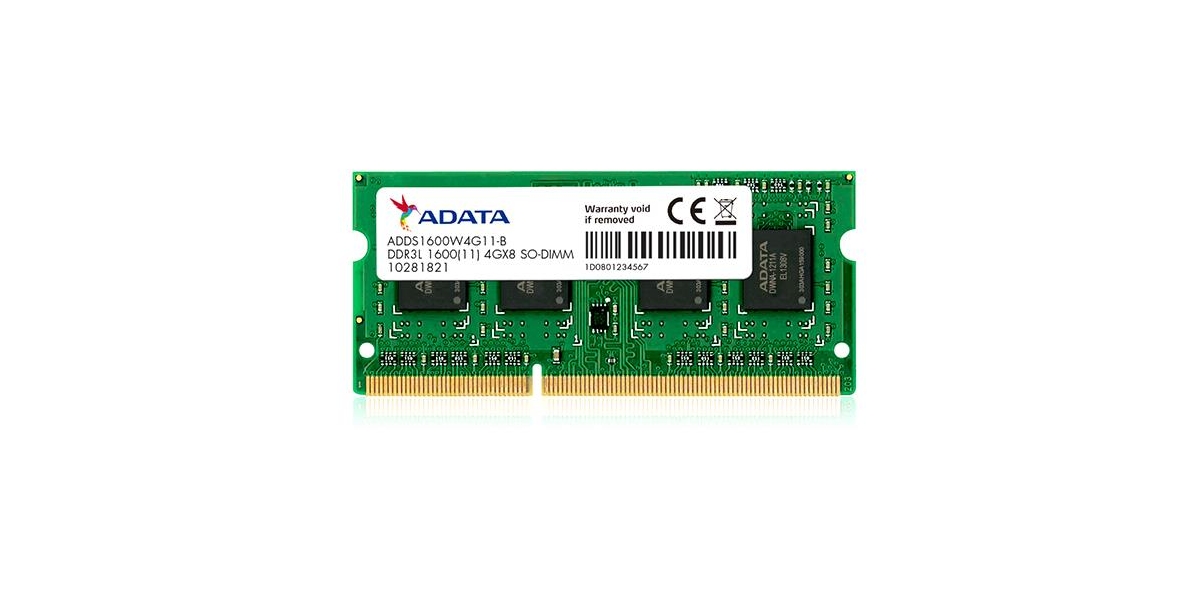 Memorie RAM notebook ADATA 8GB DDR3L 1600MHz CL11 SODIMM (ADDS1600W8G11-S) 