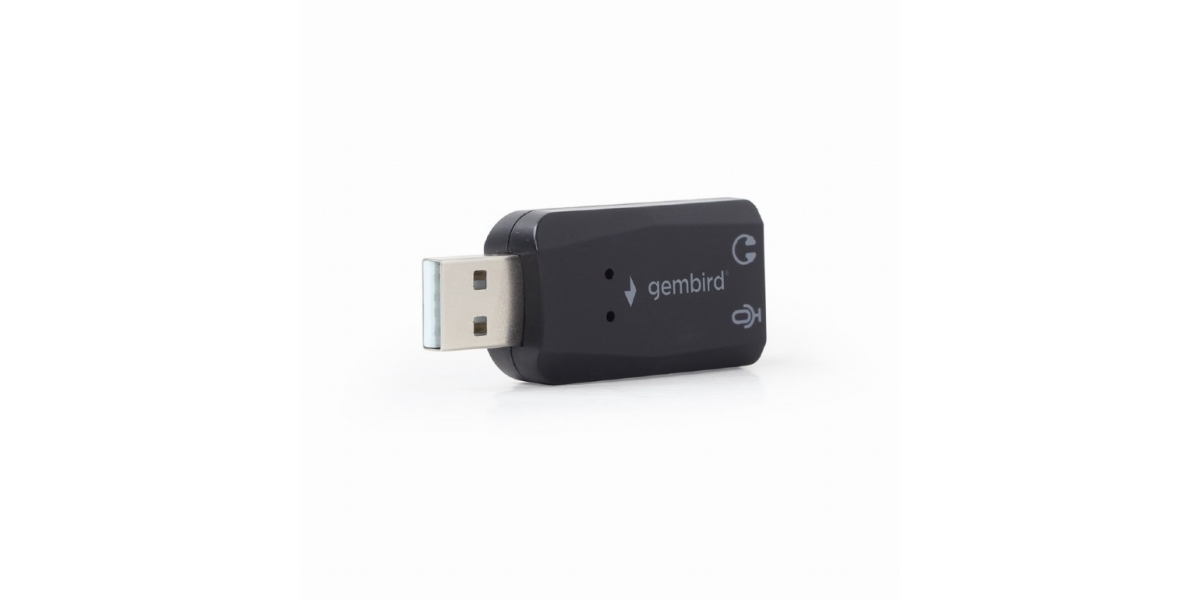 PLACA de SUNET GEMBIRD, extern, interfata USB 2.0, conectori 3.5 mm jack,...