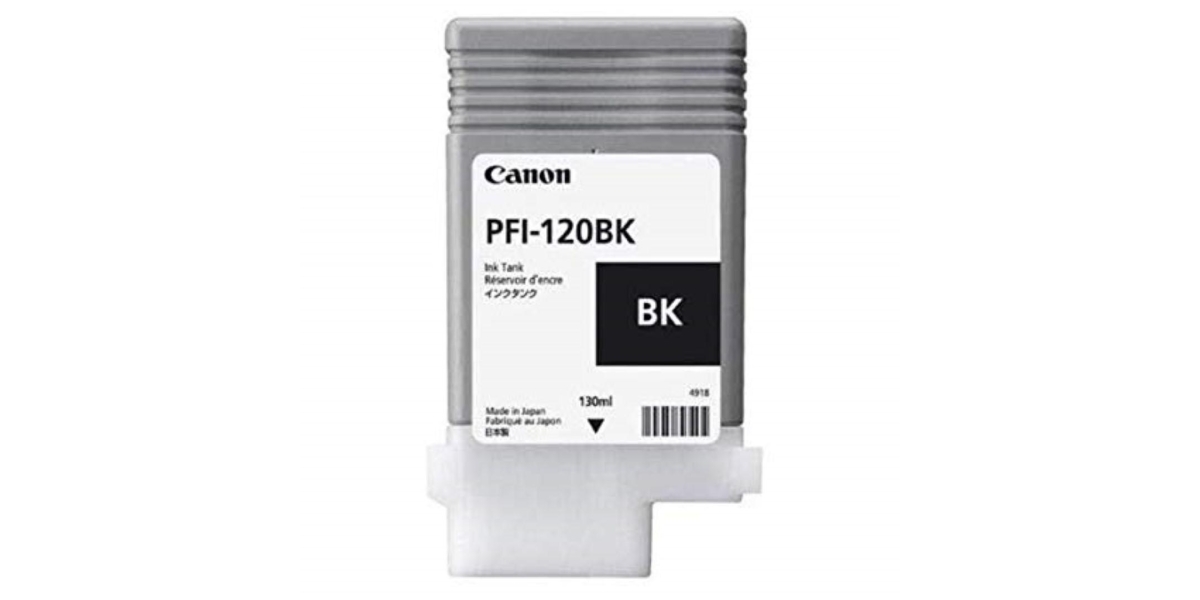 Cartus cerneala Canon PFI-120BK, black, capacitate 130ml, pentru Canon TM...