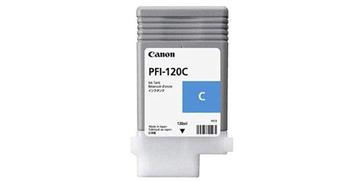 Cartus cerneala Canon PFI-120C, cyan, capacitate 130ml, pentru Canon TM...