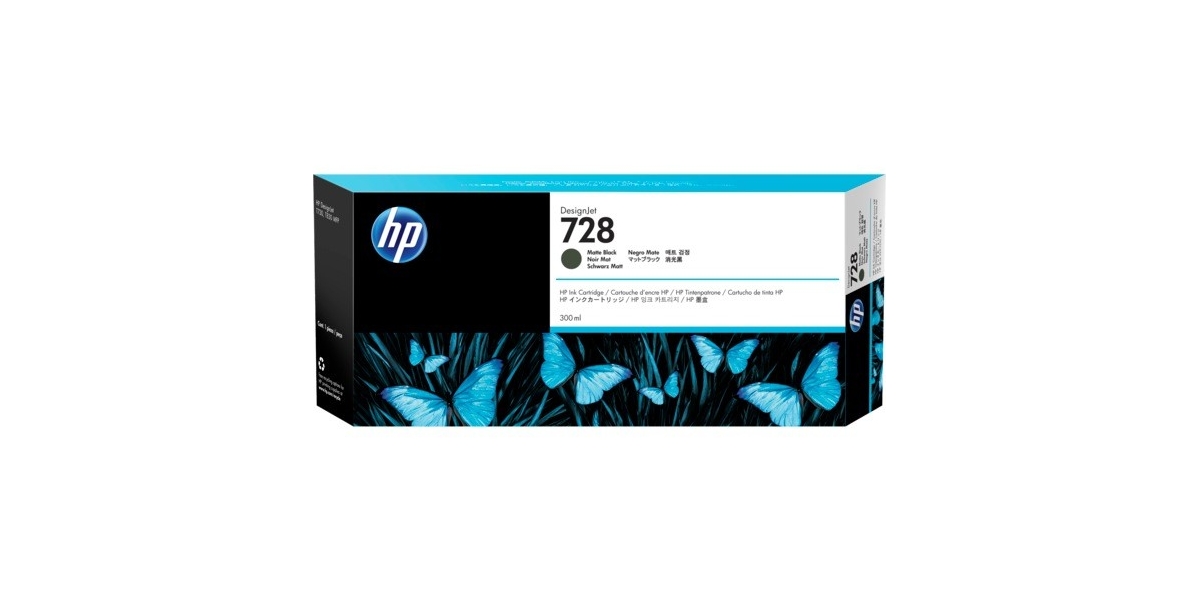 Cartus cerneala HP F9J68A, 300 ml, Matte Black DesignJet Ink Cartridge 