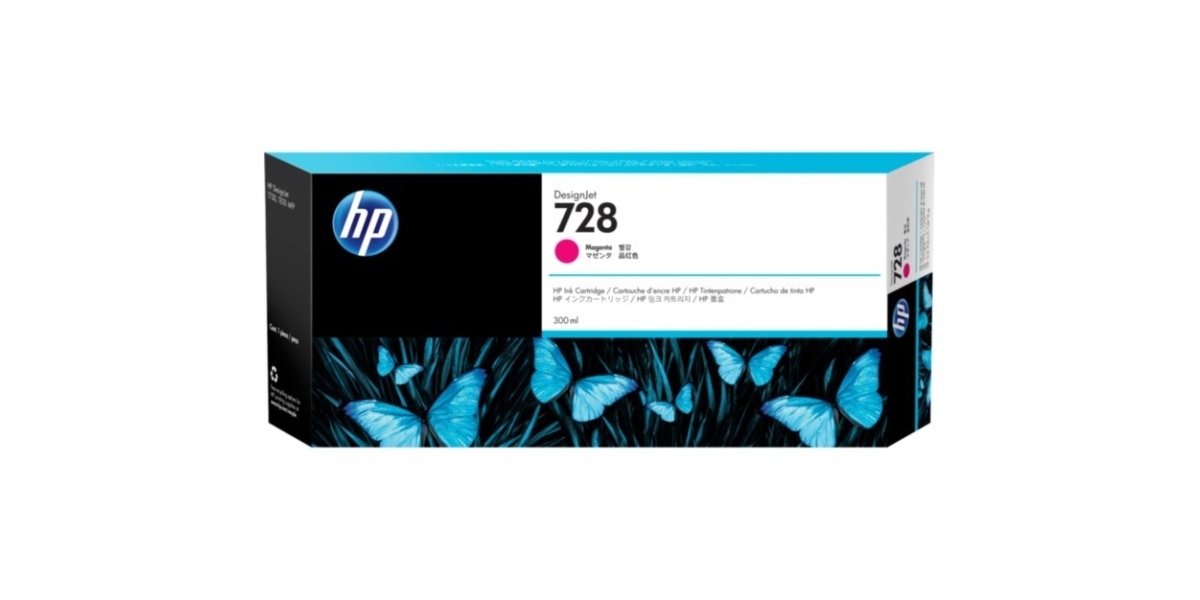 Cartus Cerneala Original HP Magenta, nr.728, pentru DesignJet T730|DesignJet...