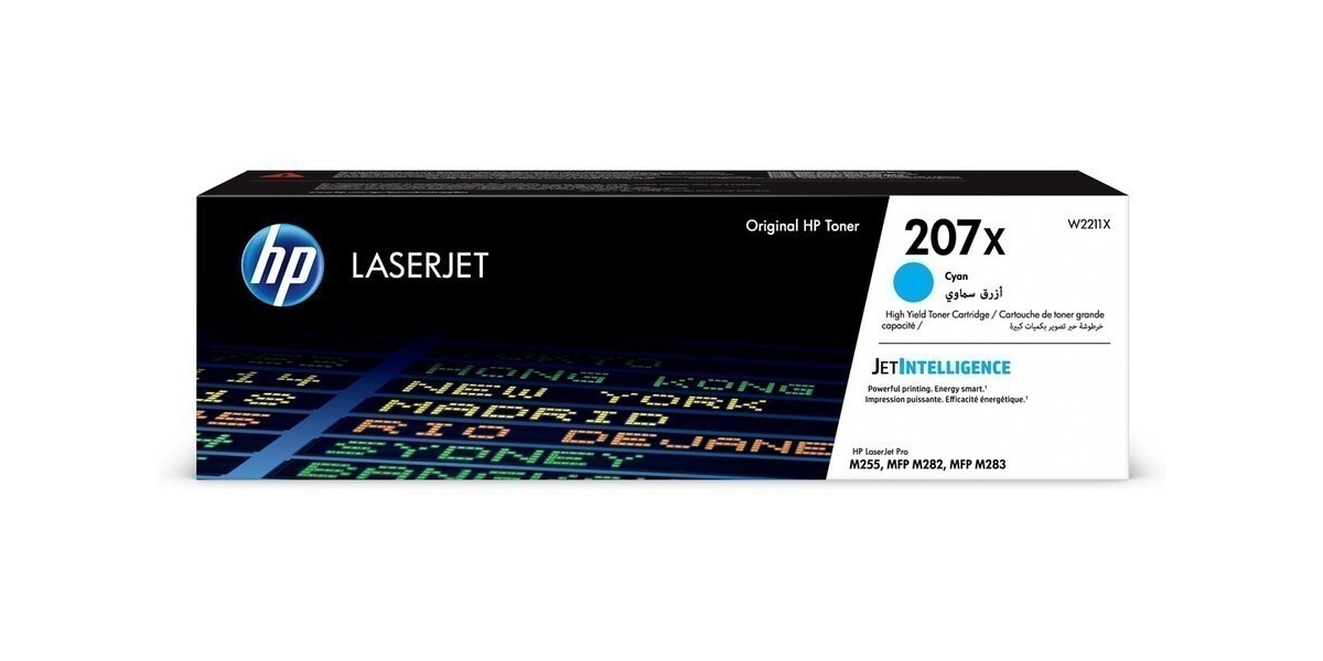 Cartus toner HP 207X High Yield, cyan, 2450 pagini, HP Color LaserJet Pro...