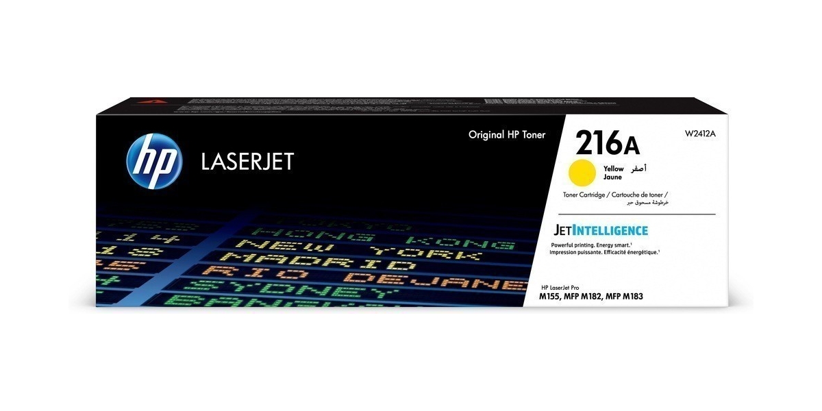 Toner HP W2412A, Yellow, 850 pagini, NR.216A Laserjet M182N 