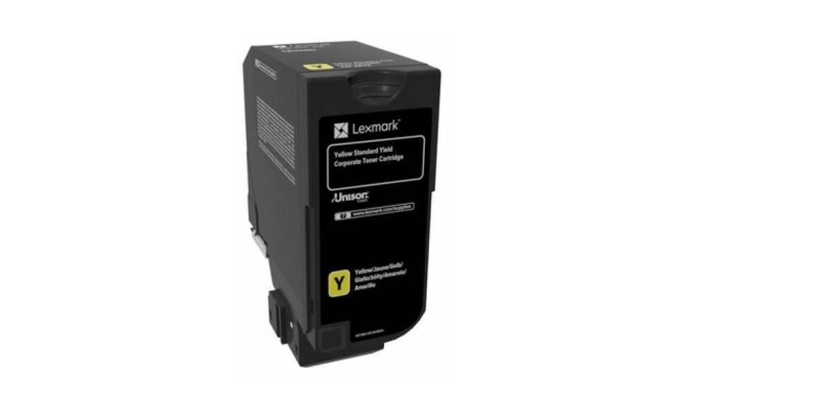 Toner Lexmark 74C2SYE yellow, 7k ,compatibil cu CX725de, CX725dhe,CX725dthe,...