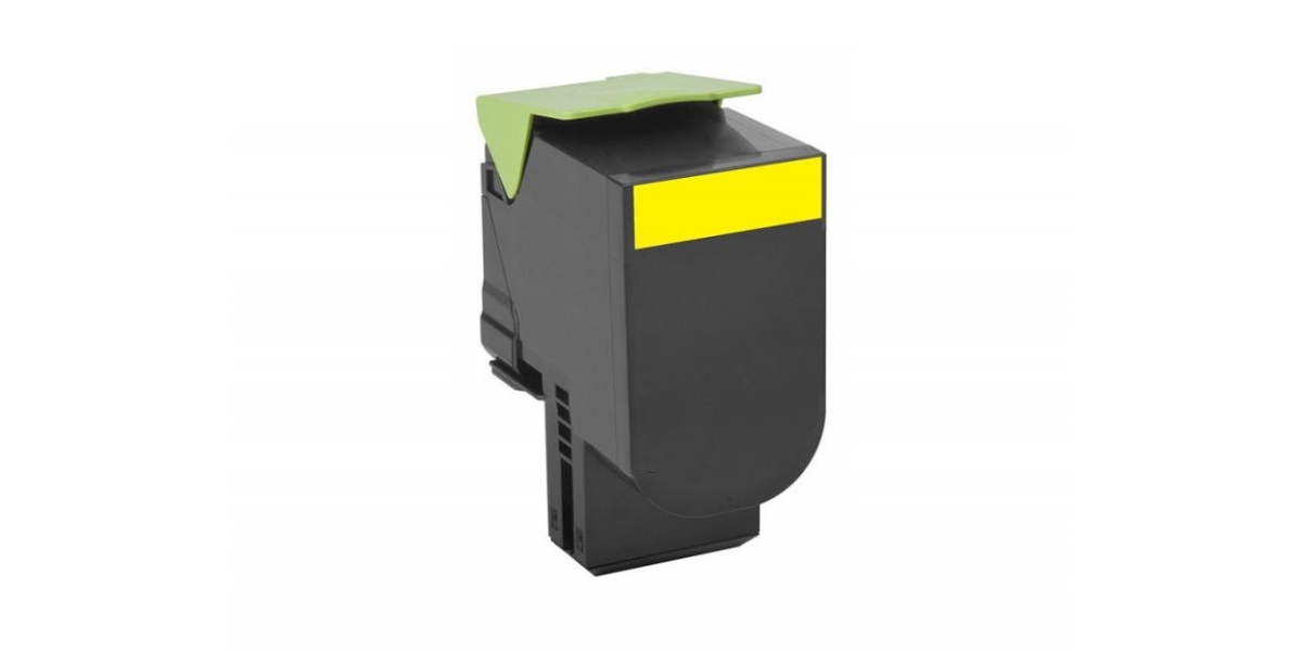 Toner Lexmark 80C2XYE, yellow, 4 k, CX510de , CX510de Statoil ,CX510dhe ,...