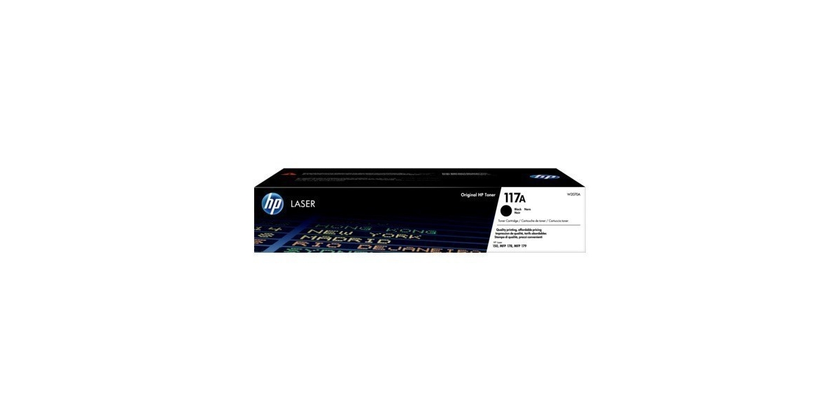 Toner Original HP Black, nr.117A, pentru Color LaserJet 150|MFP 178|179, 1K,...