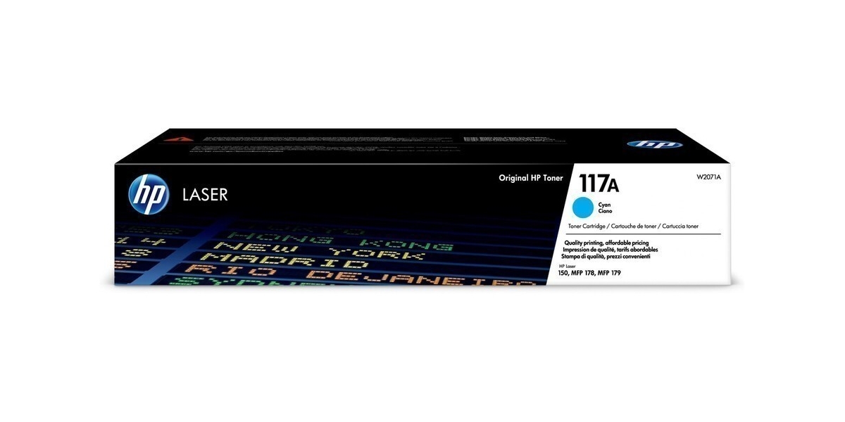 Toner Original HP Cyan, nr.117A, pentru Color LaserJet 150|MFP 178|179, 700,...