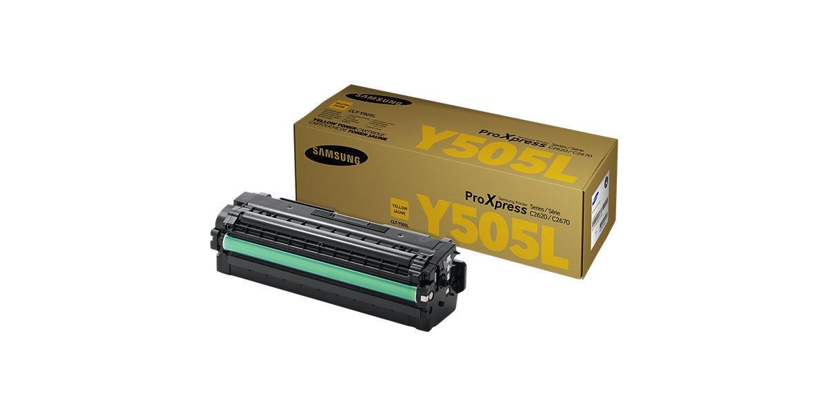 Toner Original Samsung Yellow SU512A, Y505L, pentru SL-C2620DW| C2670FW|, 3.5K 