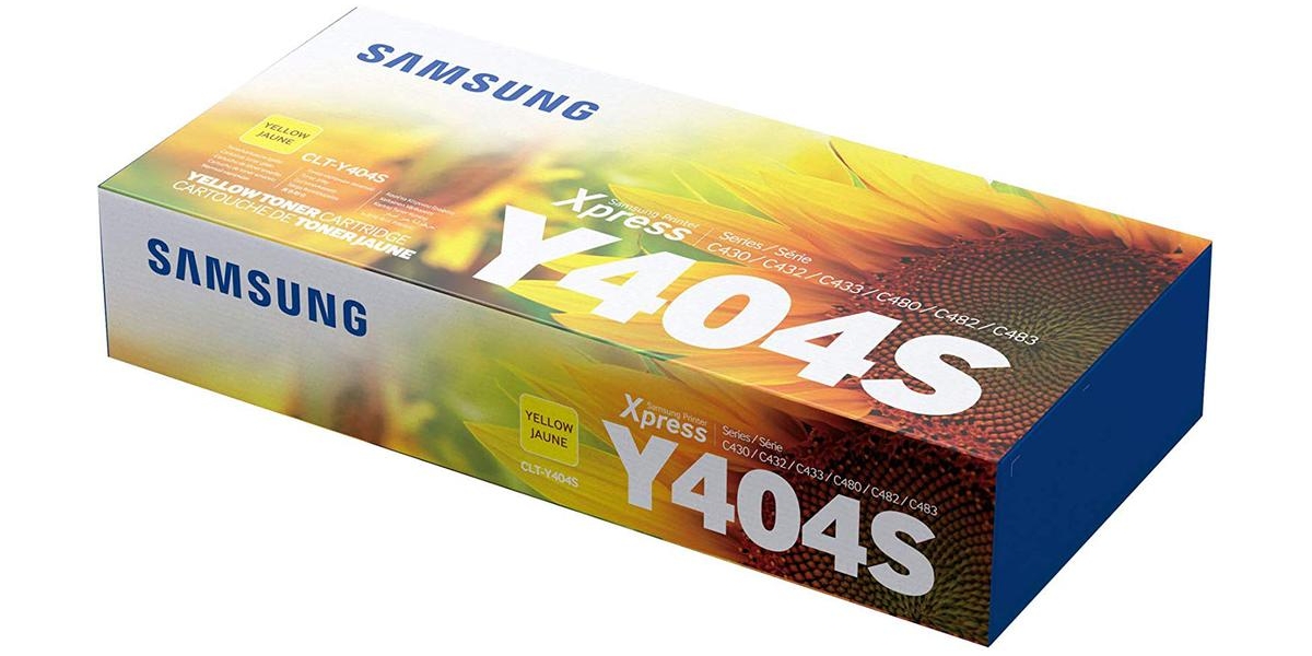 Toner Original Samsung Yellow, Y404S, pentru SL-C430|C480|, 1.5K, incl.TV 0.8...