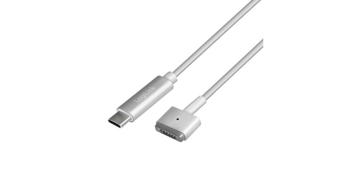 Cablu alimentare LogiLink PA0226, USB Type-C (T) la Apple MagSafe2 (T), 1.8m,...