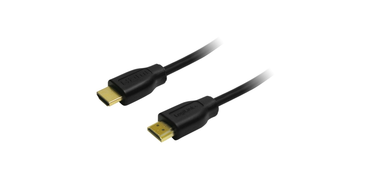 Cablu video LOGILINK CH0005, HDMI (T) la HDMI (T), 0.5m, conectori auriti,...