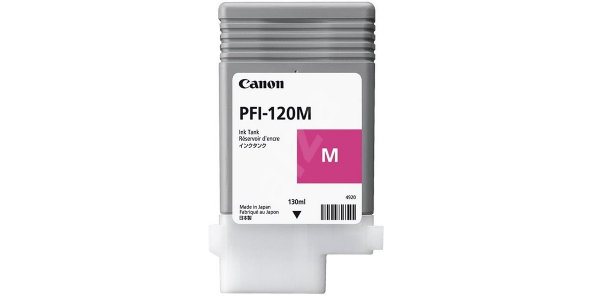 Cartus cerneala Canon PFI-120M, magenta, capacitate 130ml, pentru Canon TM...