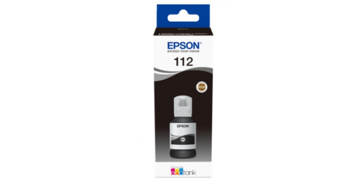 Cartus cerneala Epson 112 ECOTANK , pigment black, capacitate 127ml, pentru...