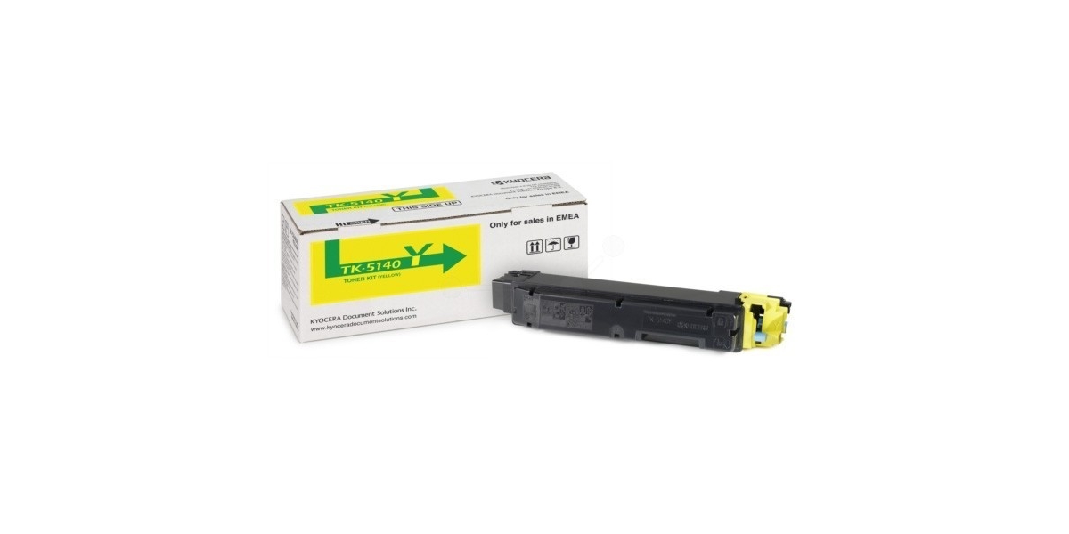 Toner Original Kyocera Yellow, TK-5140Y, pentru ECOSYS P6130|M6x30, 5K,...