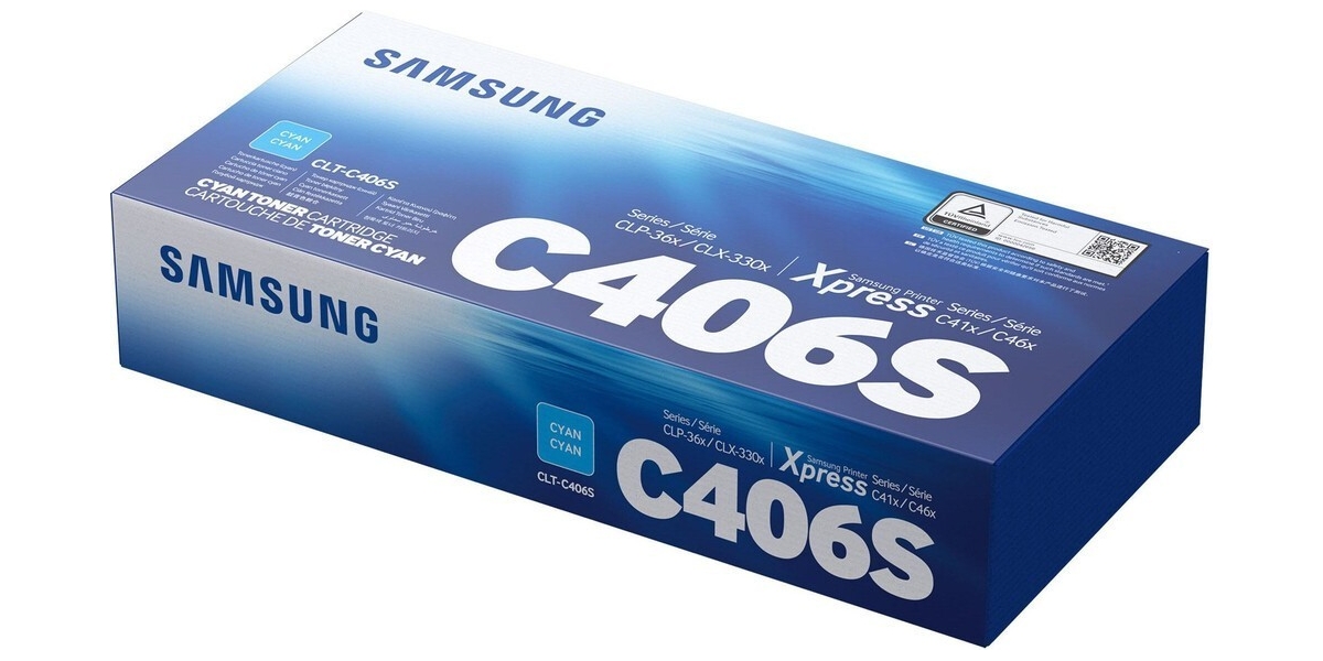 Toner Original Samsung Cyan, C406S, pentru CLP-360|365||CLX-3300|3305, 1K,...