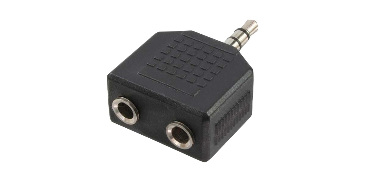 Adaptor Audio Logilink 3.5mm Stereo 3P la 2x3.5 Stereo, Logilink CA1002 