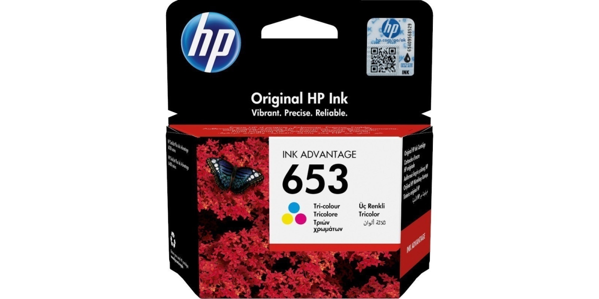 Cartus cerneala HP 3YM74AE Color Nr.653 200ini,HP DeskJet Plus Ink Advantaje...