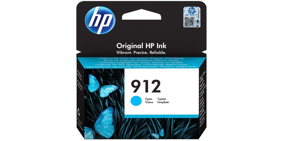 Cartus Cerneala Original HP Cyan, nr.912, pentru OfficeJet 8013|8023, 0.315K,...