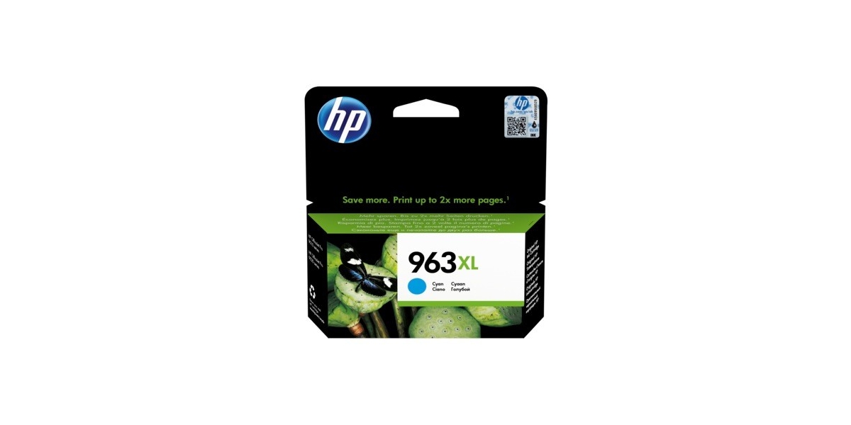 Cartus Cerneala Original HP Cyan, nr.963XL, pentru OfficeJet Pro...