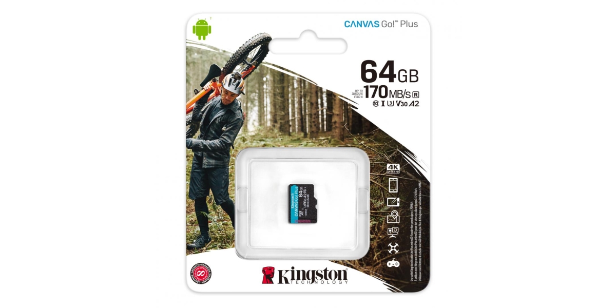 Kingston Canvas Go! Plus microSDXC 64GB 