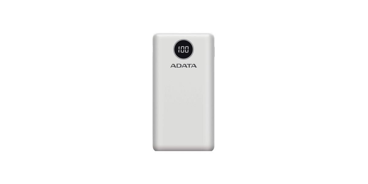 Power bank Adata 20000mAh, Quick Charge 3.0 + PD 18W, 2 x USB & 1 x USB-C...