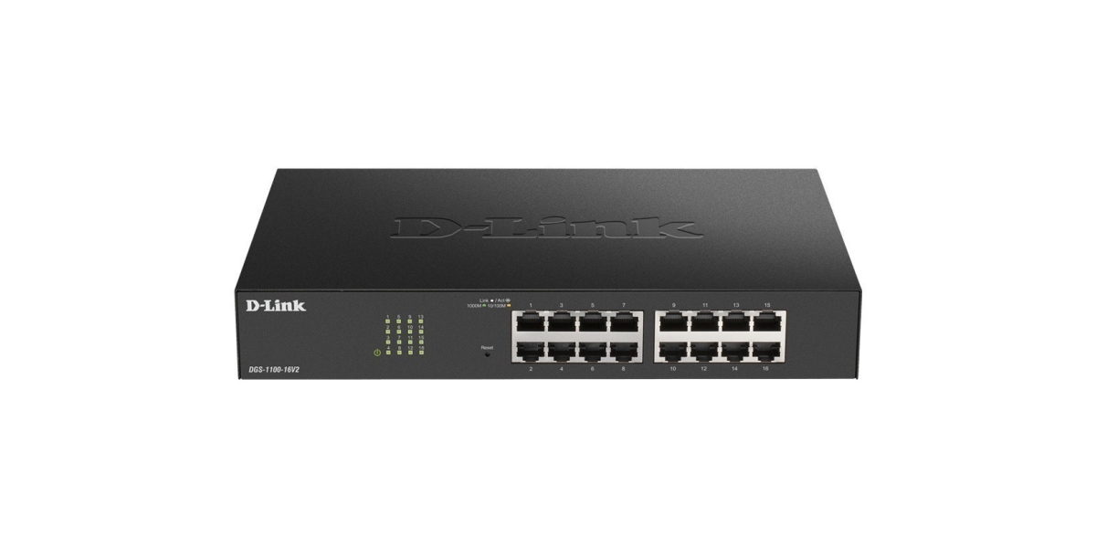 Switch D-Link DGS-1100-16, 16 port, 10/100/1000 Mbps 