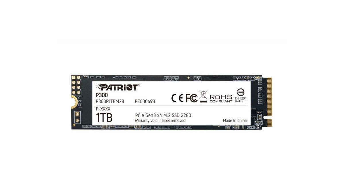 SSD Patriot P300, 1TB, NVMe, M.2 