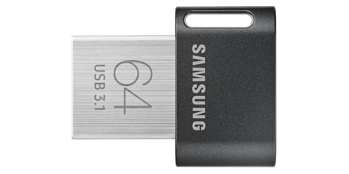 Memorie USB Samsung 64GB USB 3.1 - Metalica, Negru (MUF-64AB/APC) 