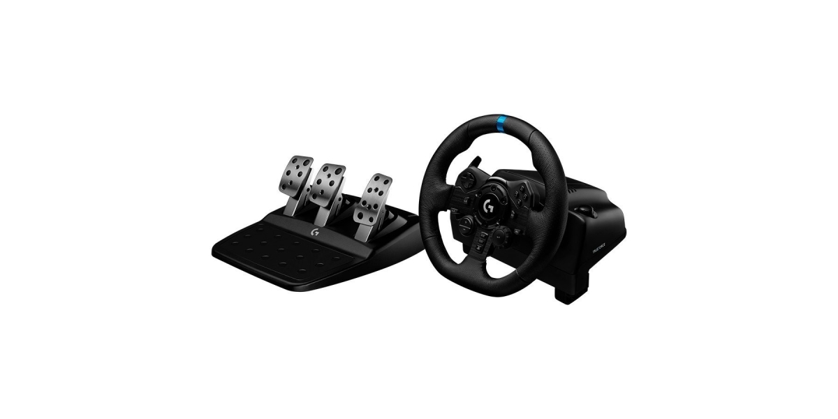 Volan Logitech G923 Trueforce pentru PS5, PS4 and PC, negru 