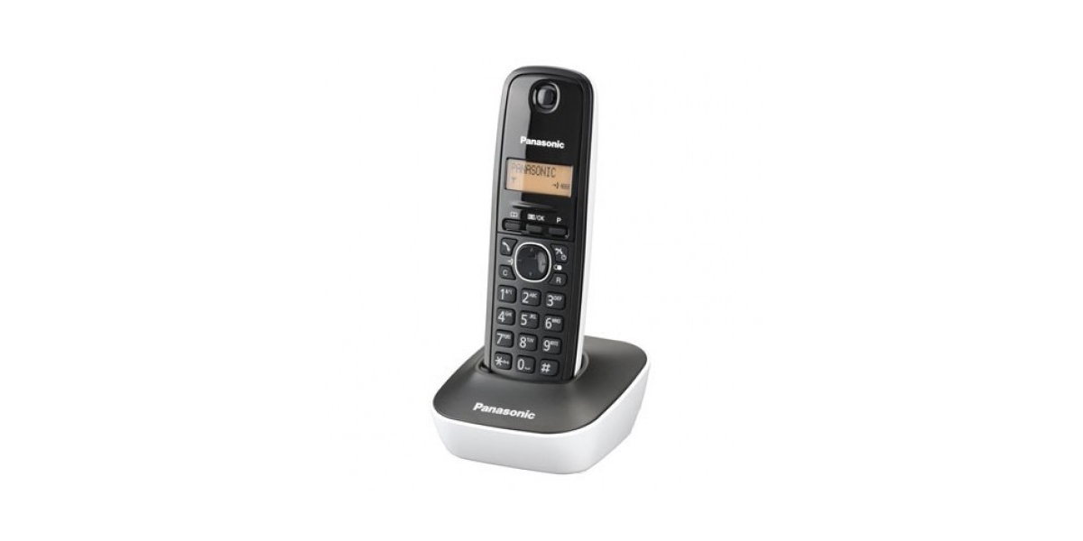 Telefon fara fir Panasonic DECT KX-TG1611FXW, Caller ID, alb/negru 