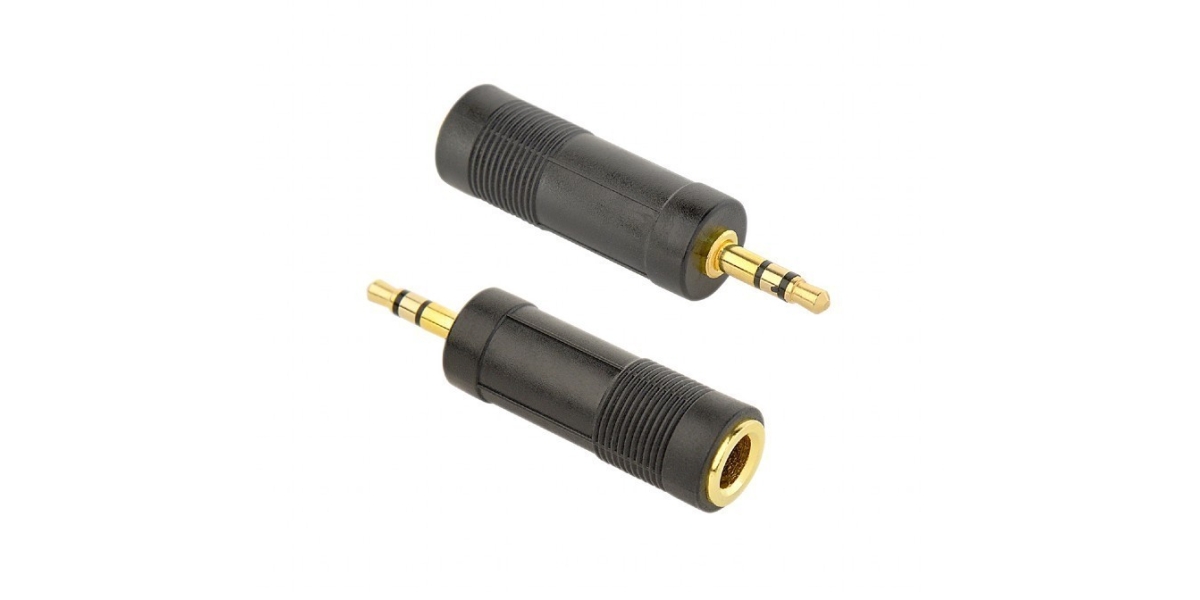 Adaptor Audio Stereo Gembird A-6.35F-3.5M, negru 