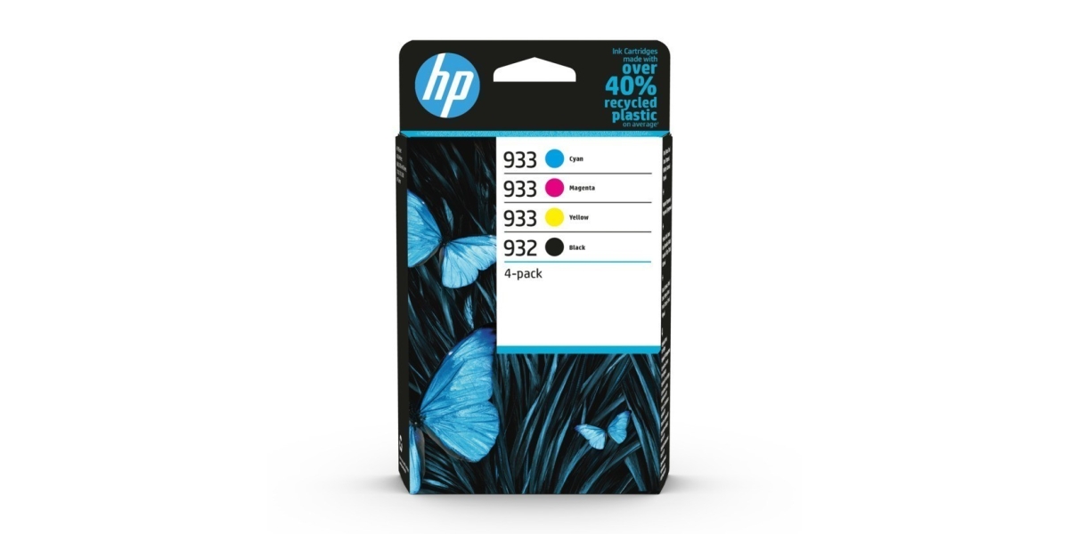 Combo-Pack Original HP CMYK nr. 932 + nr. 933 pentru OfficeJet 6xxx, 7xxx -...