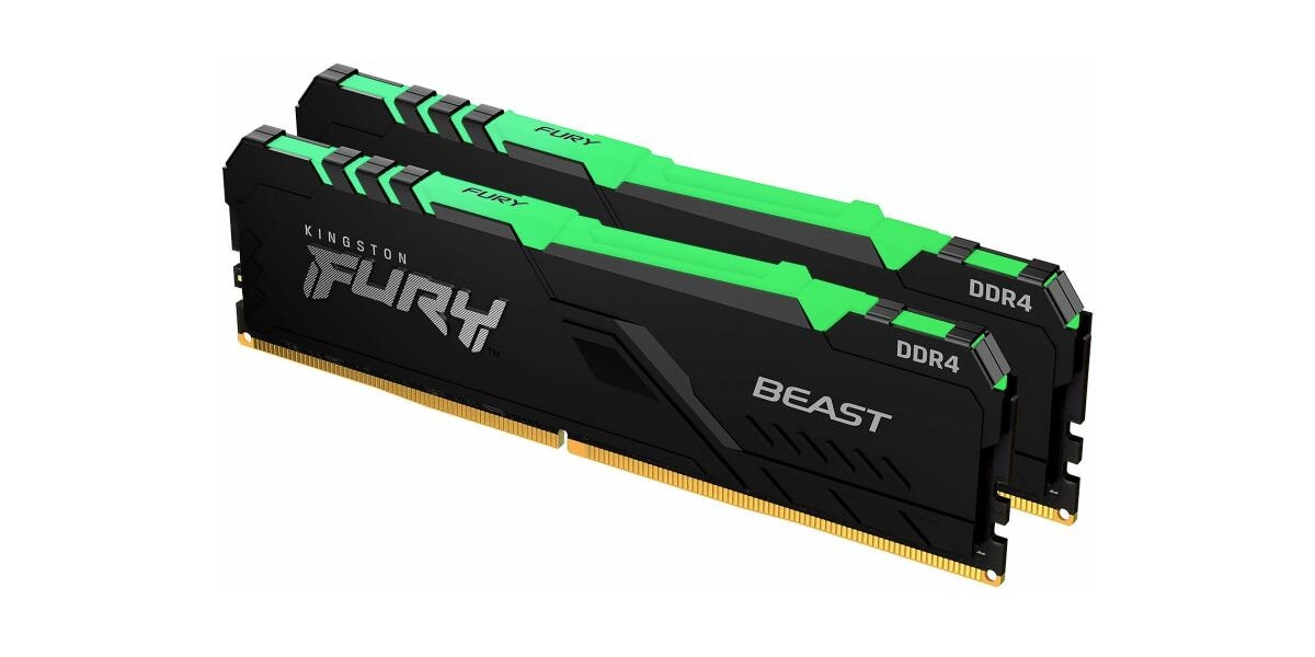 Memorie RAM Kingston Fury Beast 32GB (2x16GB) DDR4 3200MHz CL16...