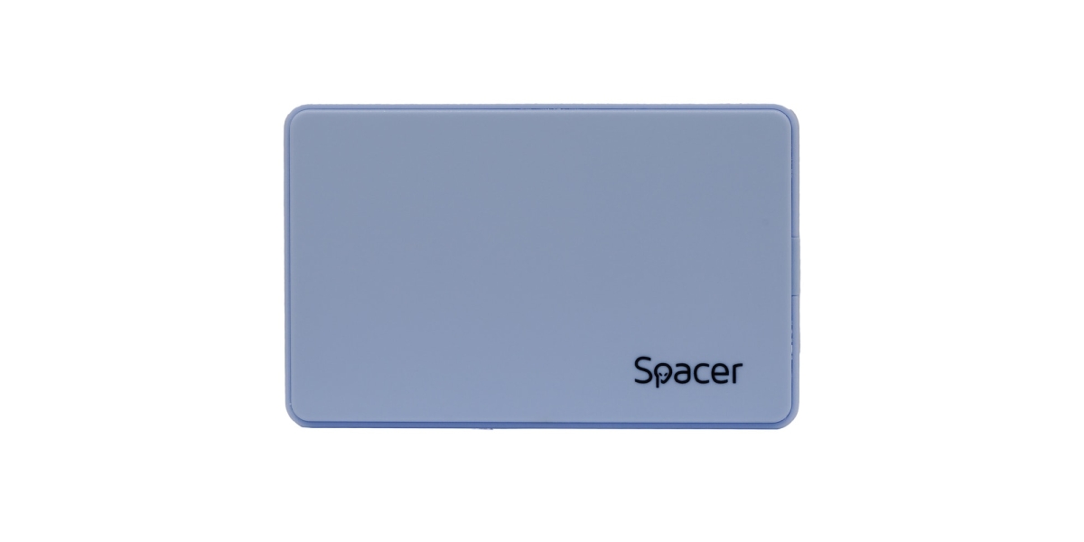 Rack extern SPACER SPR-25612BL pentru HDD/SSD 2.5 inch, USB 3.0, Albastru 