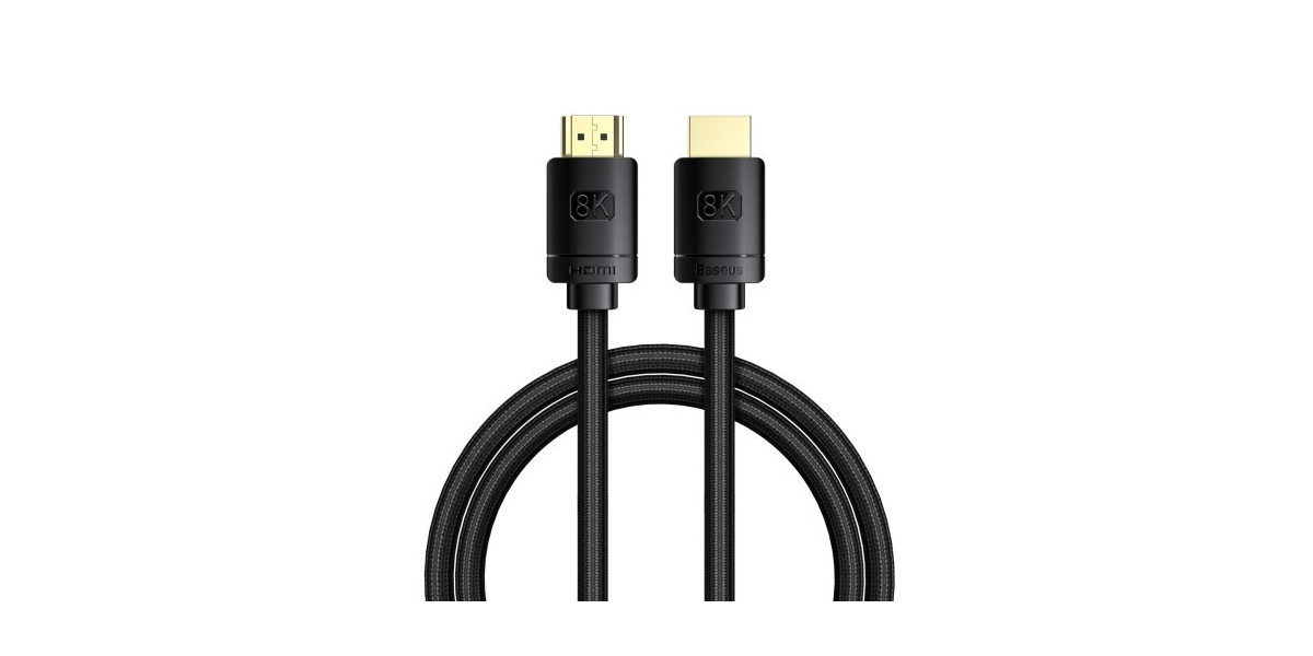 Cablu Video Baseus High Definition HDMI 2.1 - 8K UHD, 1m, Negru (CAKGQ-J01) 