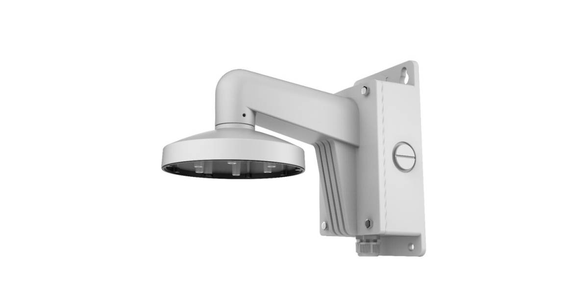 Suport de montaj pe perete cu doza de conexiuni Hikvision DS-1473ZJ- 155B,...