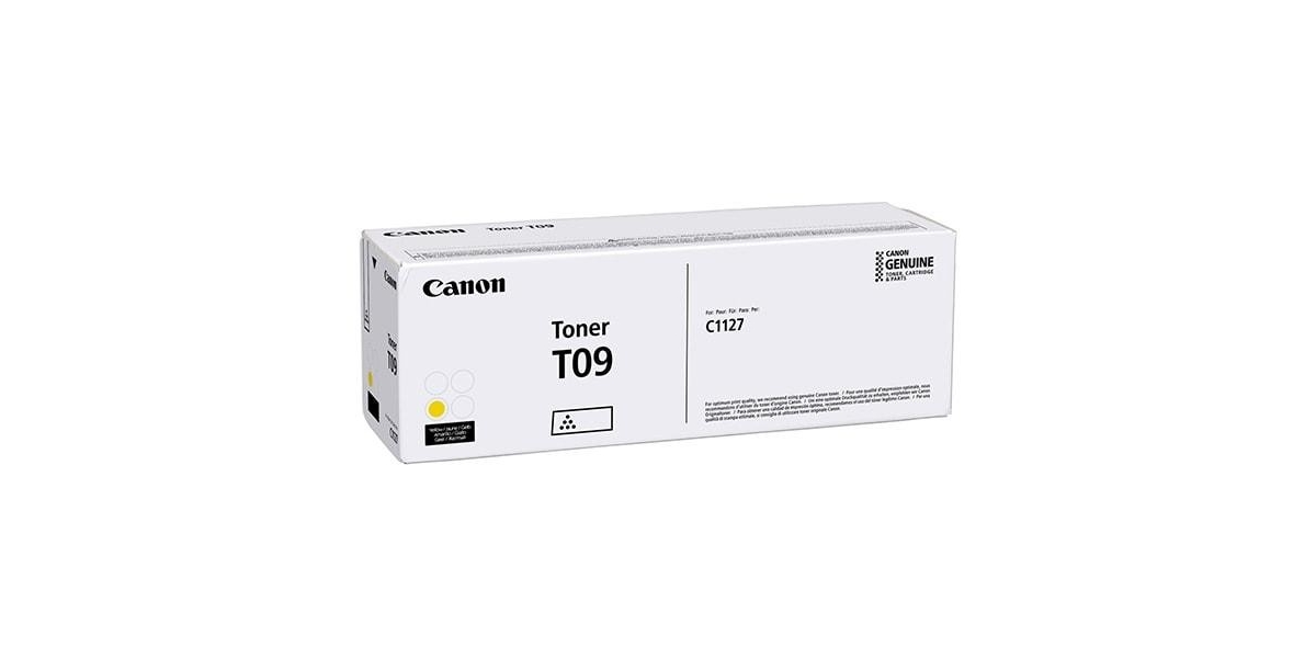 Toner Canon CRG-T09 yellow, 5.9k pagini, pentru i-sensys, C1127I/IF/P. 