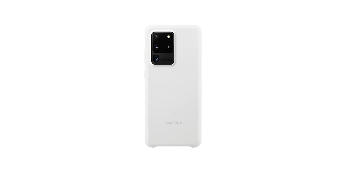 Husa Galaxy S20 Ultra G988 Silicone Cover White (EF-PG988TWEGEU) 