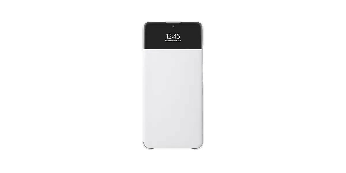 Husa Smart S View Wallet Cover Galaxy A32 (LTE) - Alb (EF-EA325PWEGEE) 