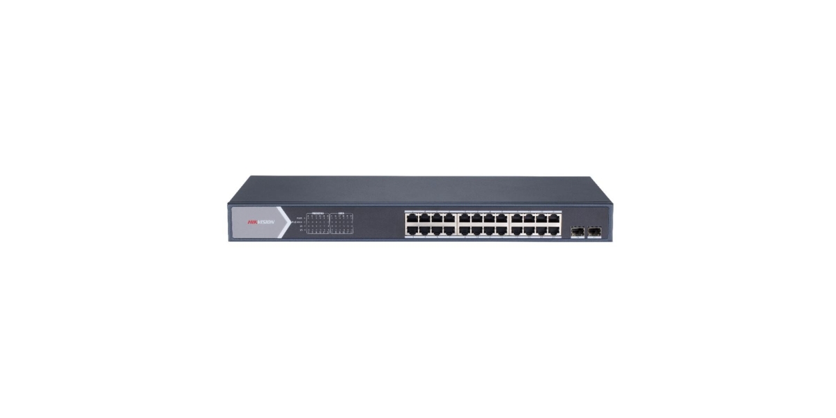 Switch Hikvision DS-3E1526P-SI, 24 x Gigabit, PoE 370W 