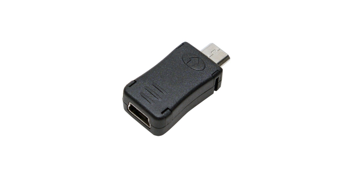 Adaptor LogiLink AU0010 Micro-USB (T) la Mini-USB (M) Negru 