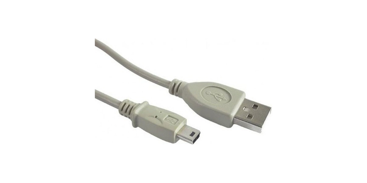 Cablu Alimentare si Date Gembird CC-USB2-AM5P-6, 1.8m, Alb, USB 2.0 (T) la...