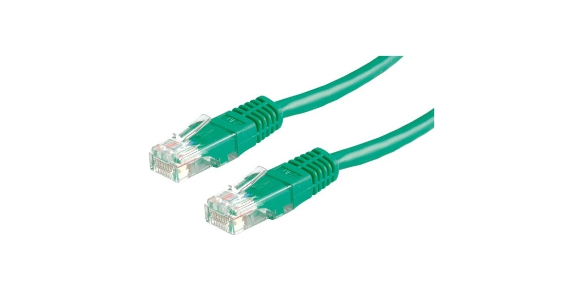 Cablu Patch UTP Gembird Cat5e, 2m, Verde, AWG26, PP12-2M/G 