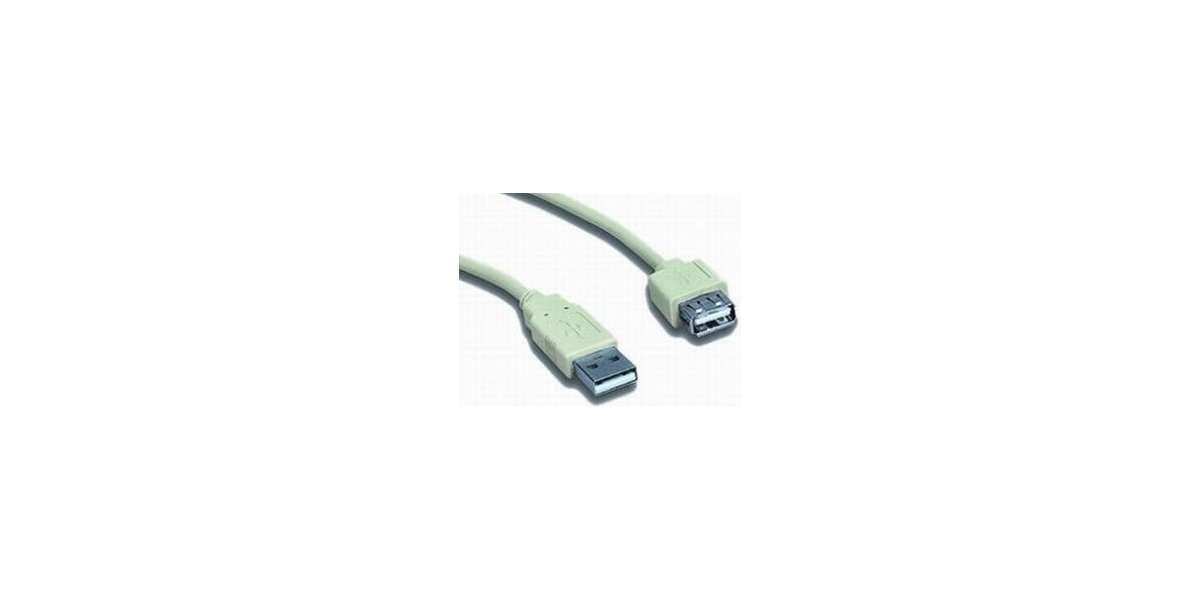 Cablu USB 2.0 Prelungitor Gembird 0.75m Alb 