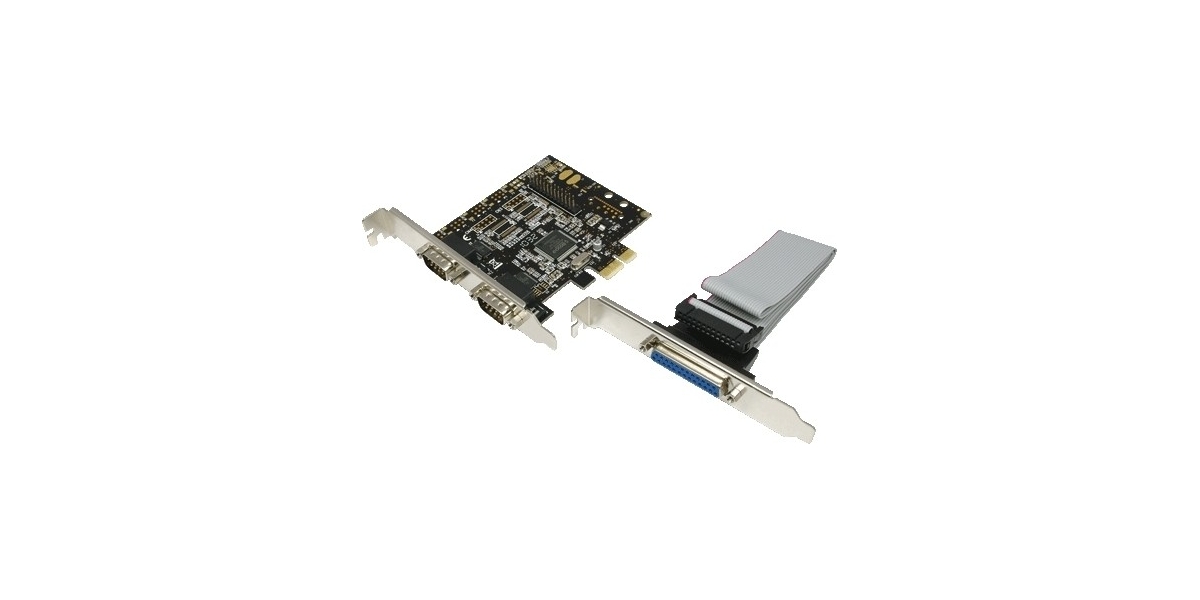 CARD adaptor LOGILINK, PCI-Express la 2 x SERIAL DB9M.+ 1 x PARALEL, "PC0033" 