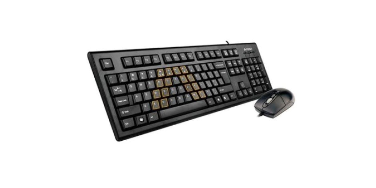 Kit tastatura + mouse A4Tech KRS-8572, USB, negru 