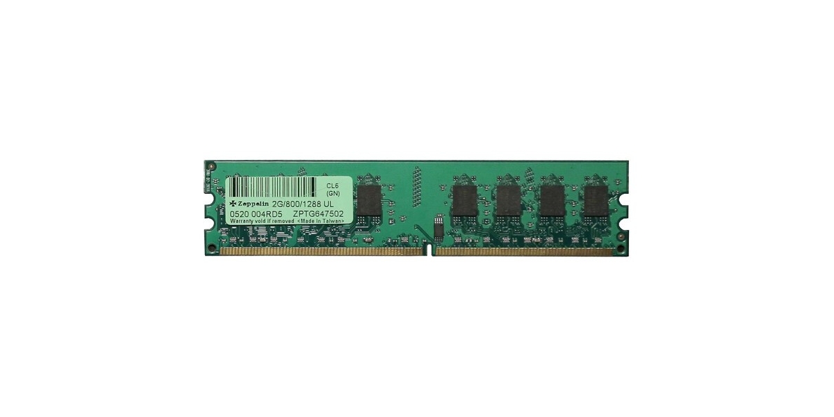 Memorie DDR Zeppelin DDR2 2 GB 800 MHz (ZE-DDR2-2G800-b) 