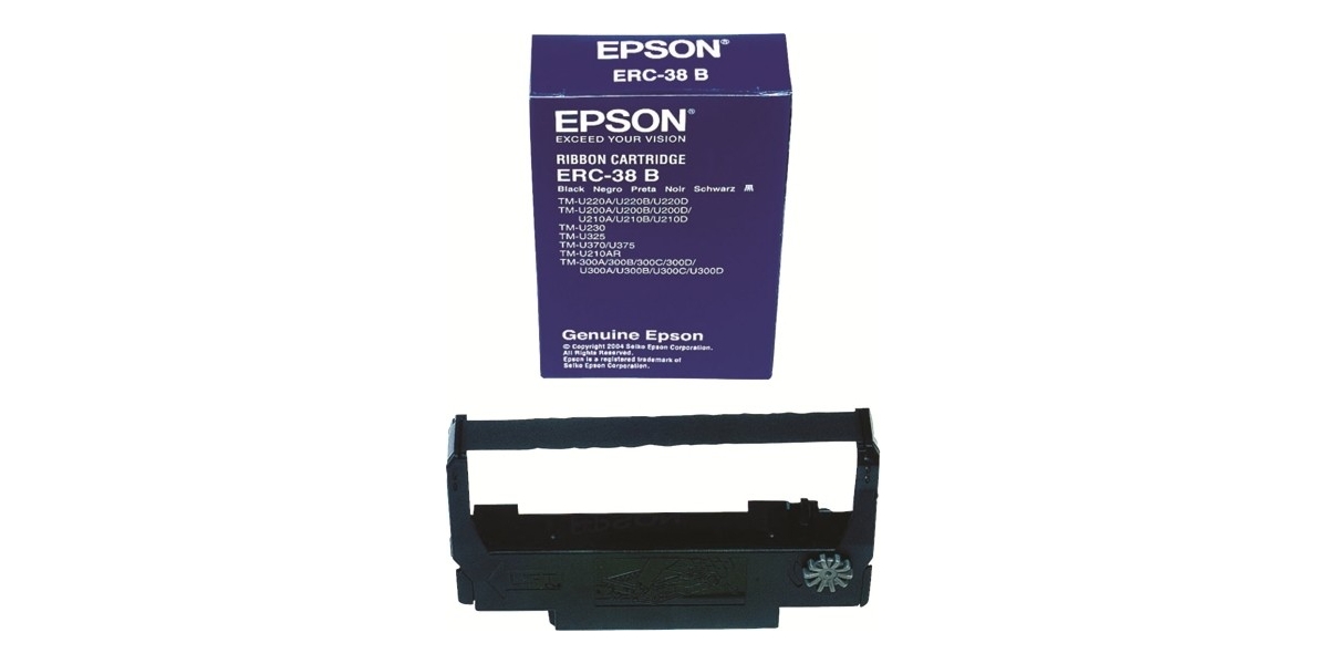 Ribon Original Epson Black, S015374, pentru TMU200, , incl.TV 0.11 RON,...