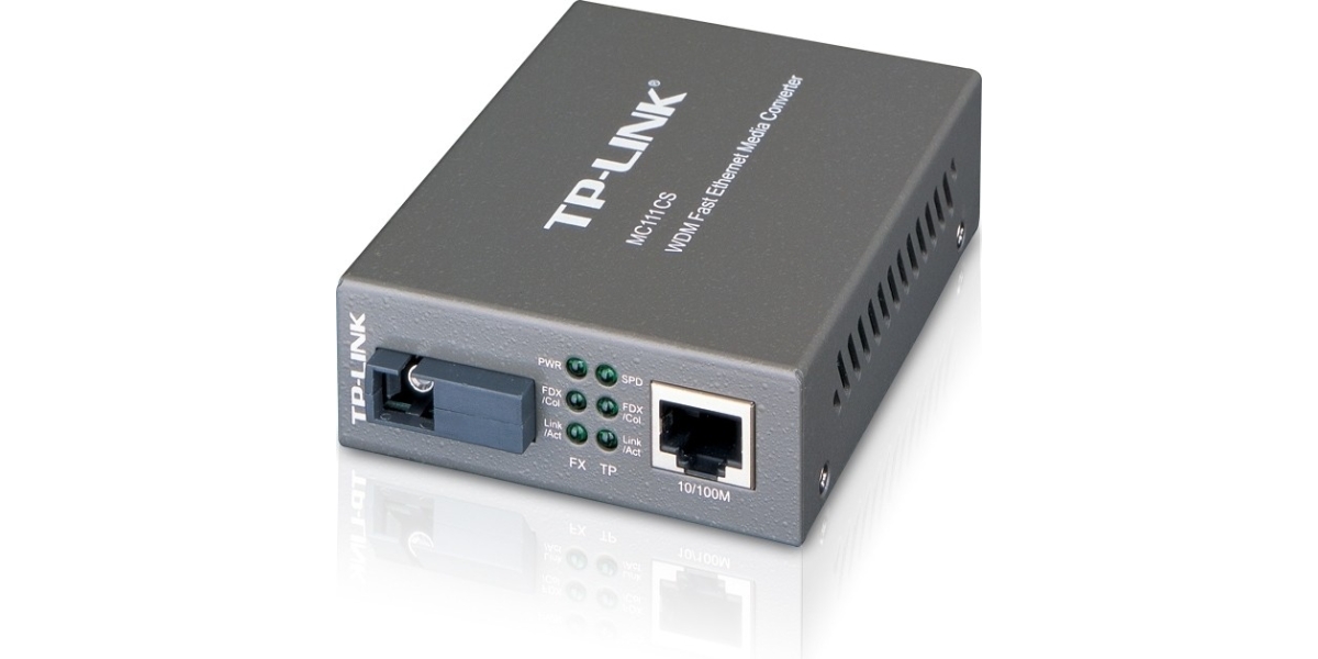 Switch media convertor TP-Link MC111CS , 2 porturi 